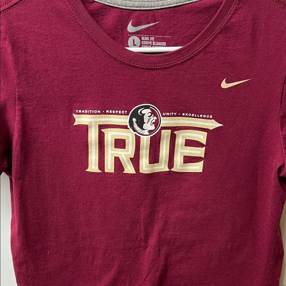 NIKE Tshirt, Women, Large, FL Seminoles